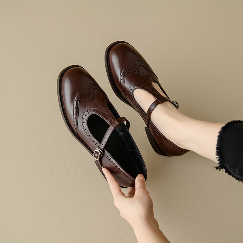 Womens Heels - انقسام الأحذية الجلدية للنساء ، الجولة