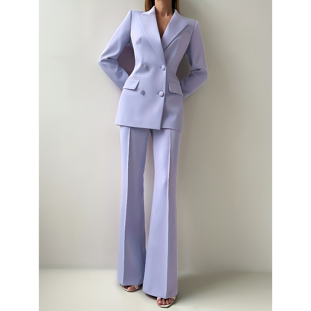 Tailored Trouser Wide - طقم بدلة نسائية أنيقة مصممة خصيصًا