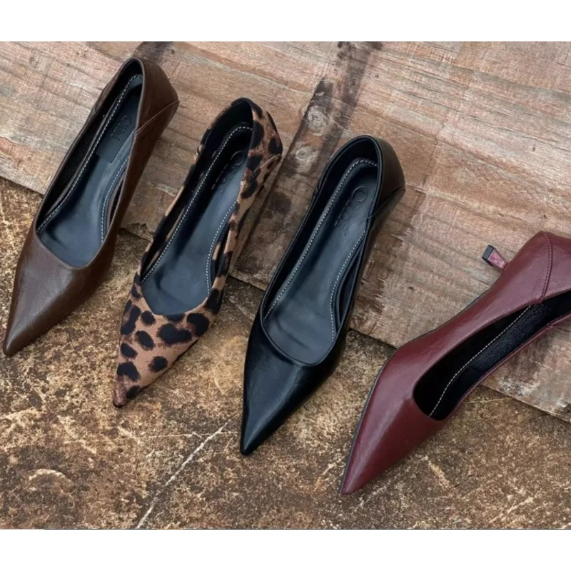 Womens Heels - 2024 المرأة مثير عالية الكعب بورجوندي