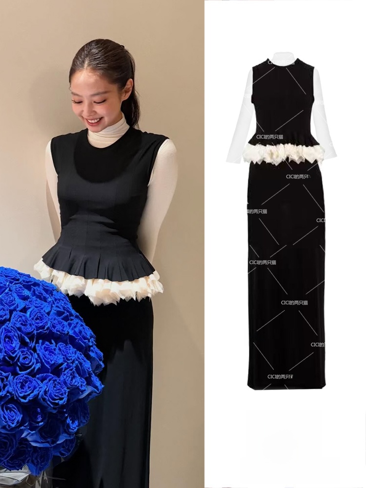 فستان بلاكبينك على طراز جيني ب - مراجعة Midi Dress وسعره