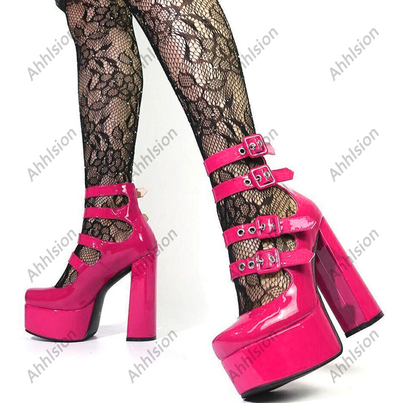 حذاء نسائي من Ahhlsion للربيع  - مراجعة Pump Heel Block وسعره