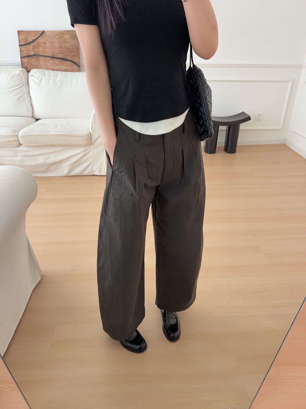 سروال نسائي جديد من C Home لخر - مراجعة Tailored Trouser Wide وسعره