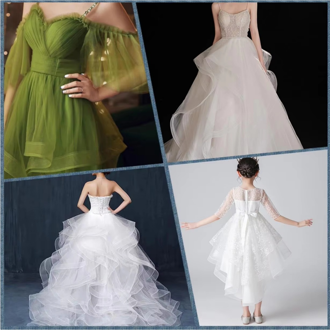 شريط شبكي من شعر الخيل المطاطي - مراجعة Lace Dress وسعره