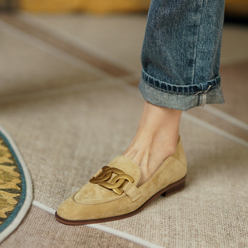 جلد الغزال النساء المتسكعون ال - مراجعة Womens Heels وسعره