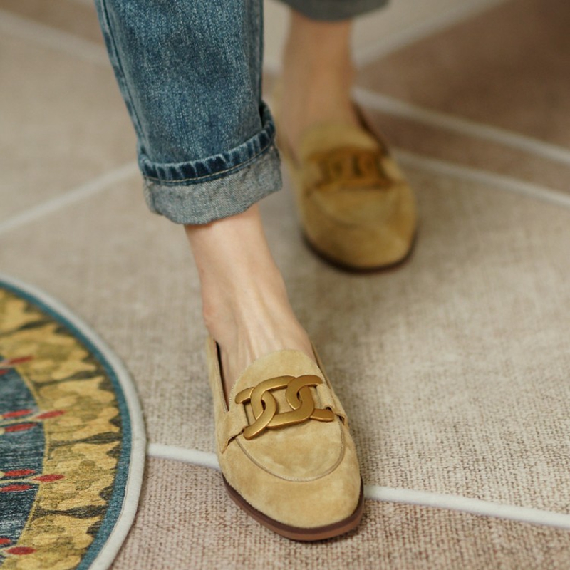 جلد الغزال النساء المتسكعون ال - مراجعة Womens Heels وسعره
