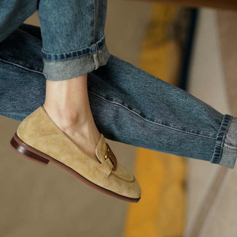 جلد الغزال النساء المتسكعون ال - مراجعة Womens Heels وسعره