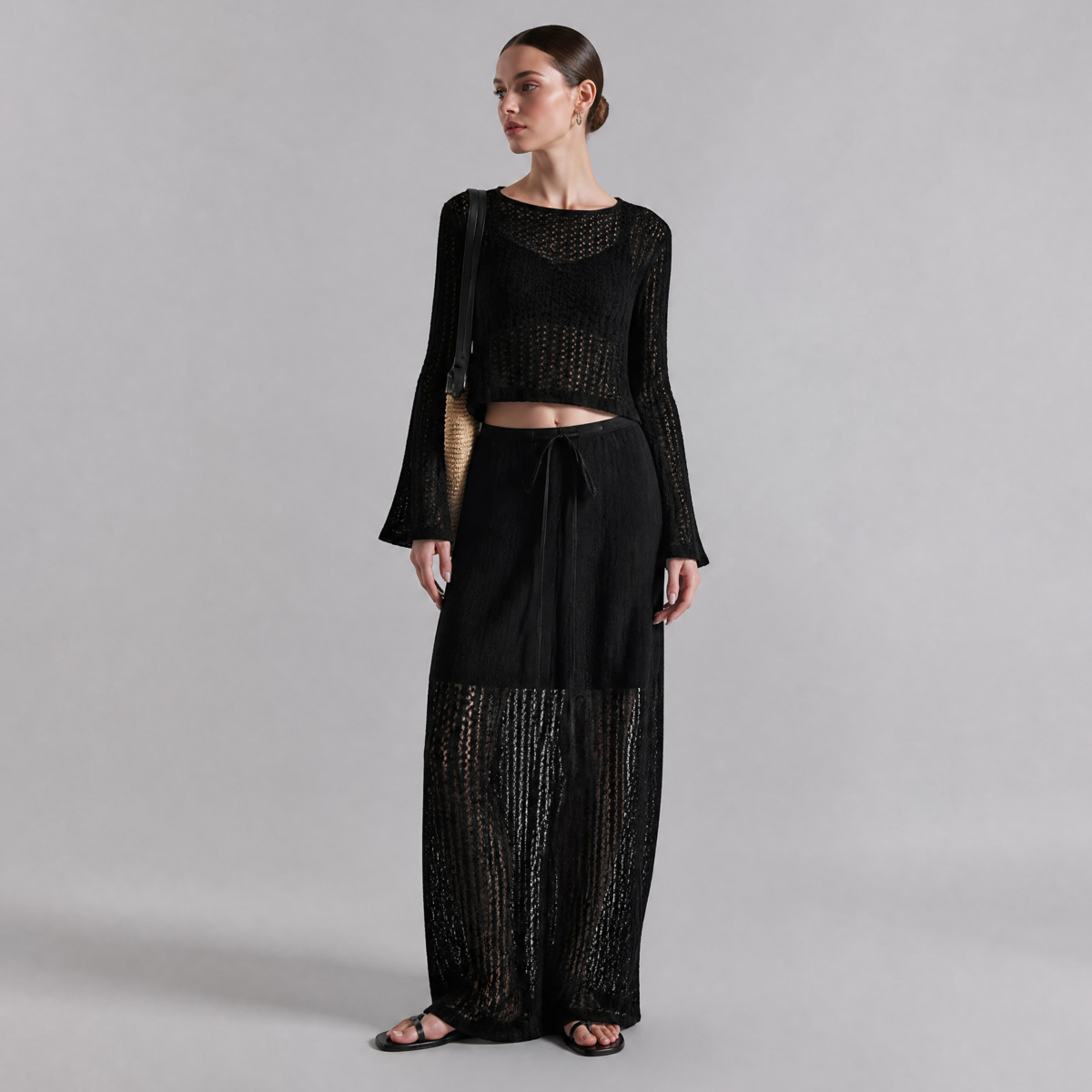 طقم نسائي جديد 2026 من قطعتين  - مراجعة Formal Skirt وسعره