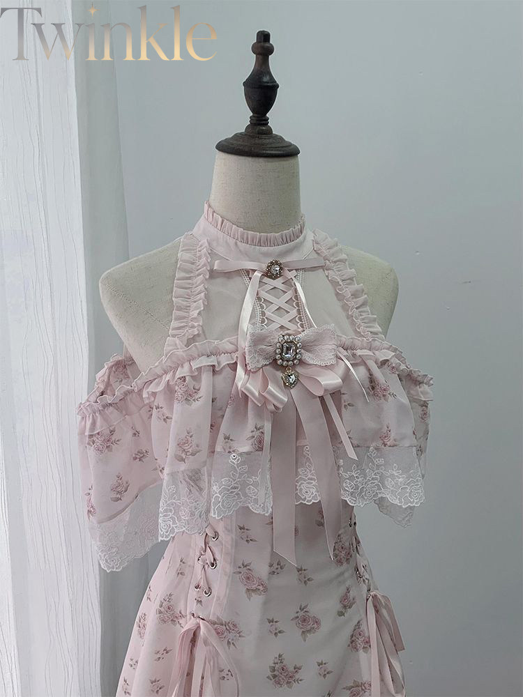 فستان صيفي مزين بالزهور بتصميم - مراجعة Midi Dress وسعره