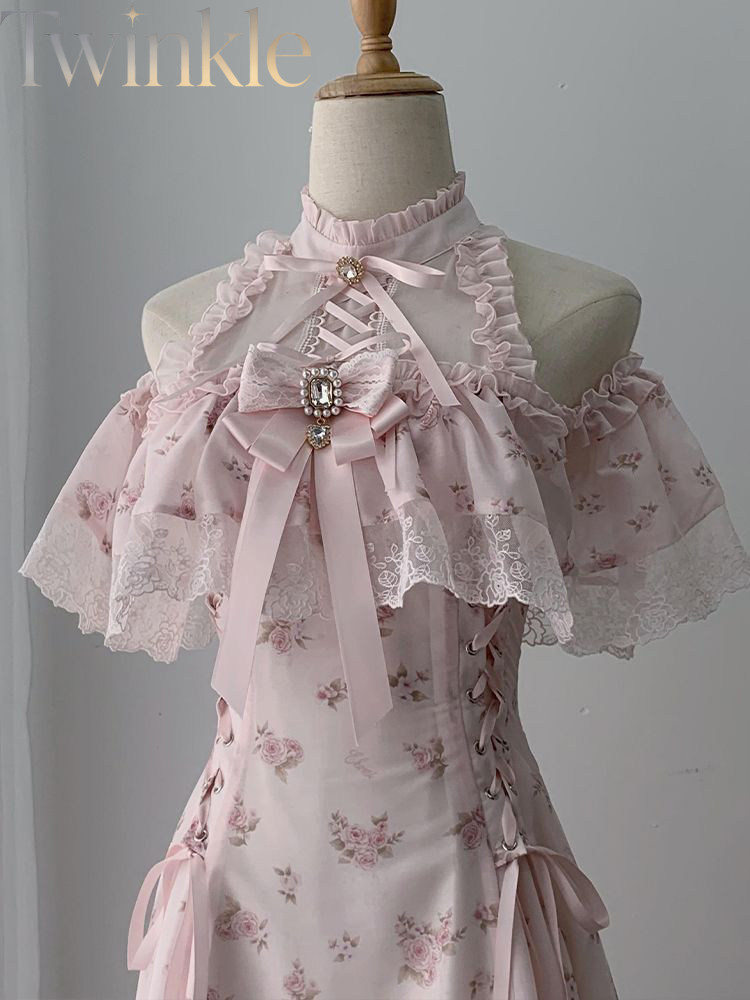 فستان صيفي مزين بالزهور بتصميم - مراجعة Midi Dress وسعره