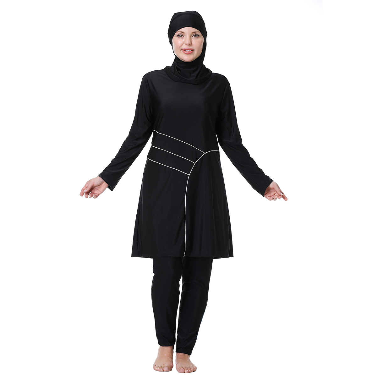 H1029 ملابس سباحة نسائية إسلام - مراجعة Womens Suit وسعره