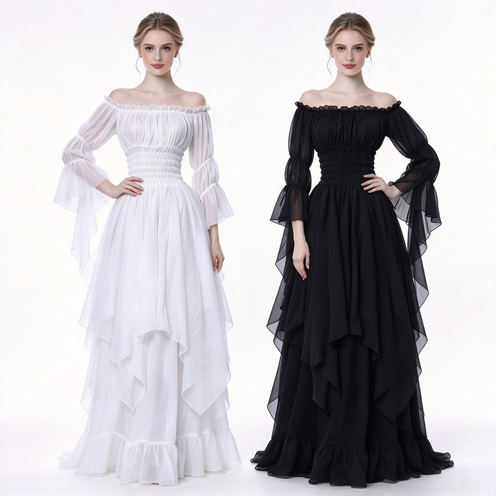 فستان من القرون الوسطى بتصميم  - مراجعة Lace Dress وسعره