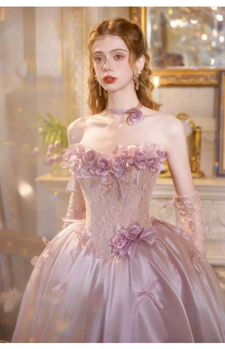 فستان سهرة طويل من الساتان بتص - مراجعة Formal Dress وسعره