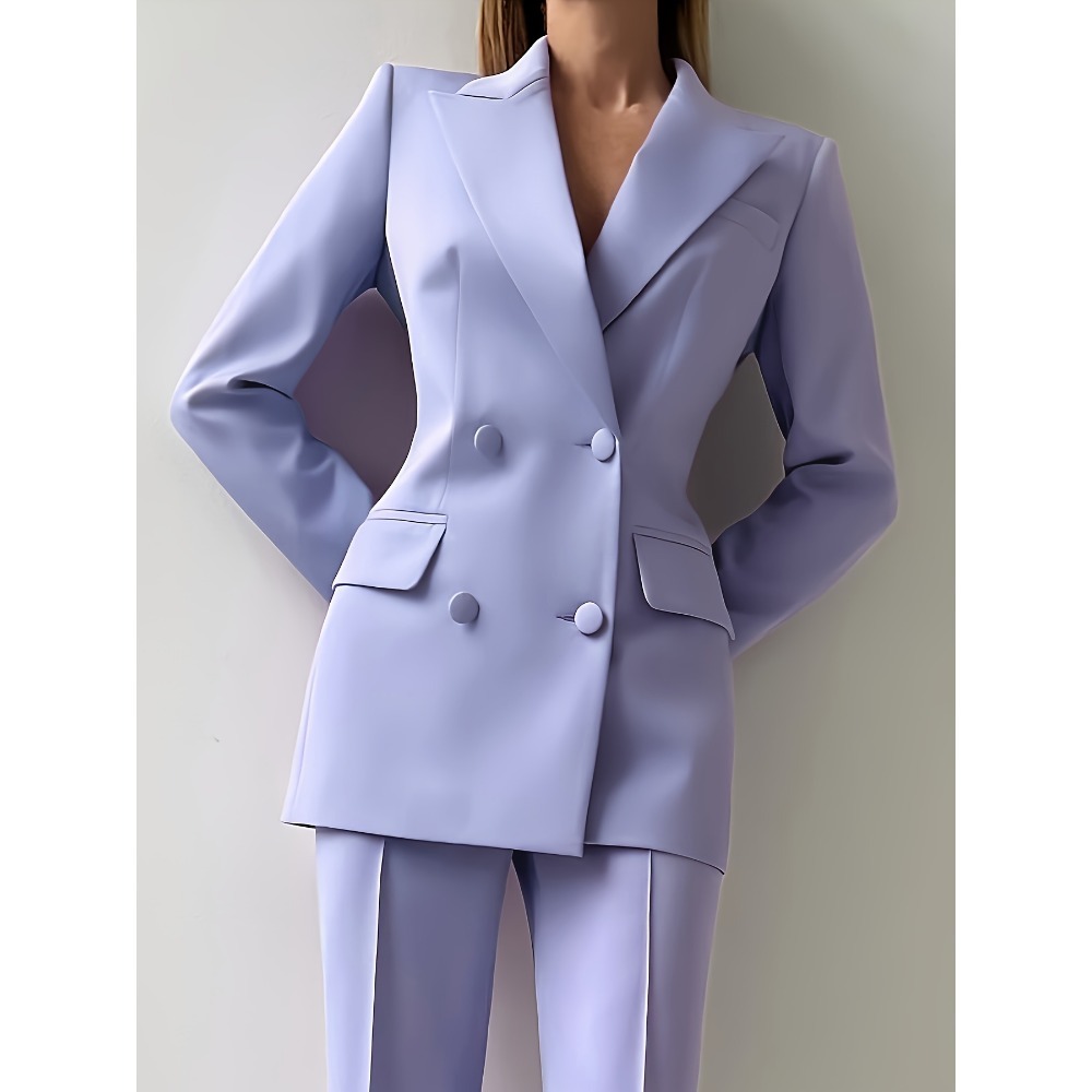 طقم بدلة نسائية أنيقة مصممة خص - مراجعة Tailored Trouser Wide وسعره