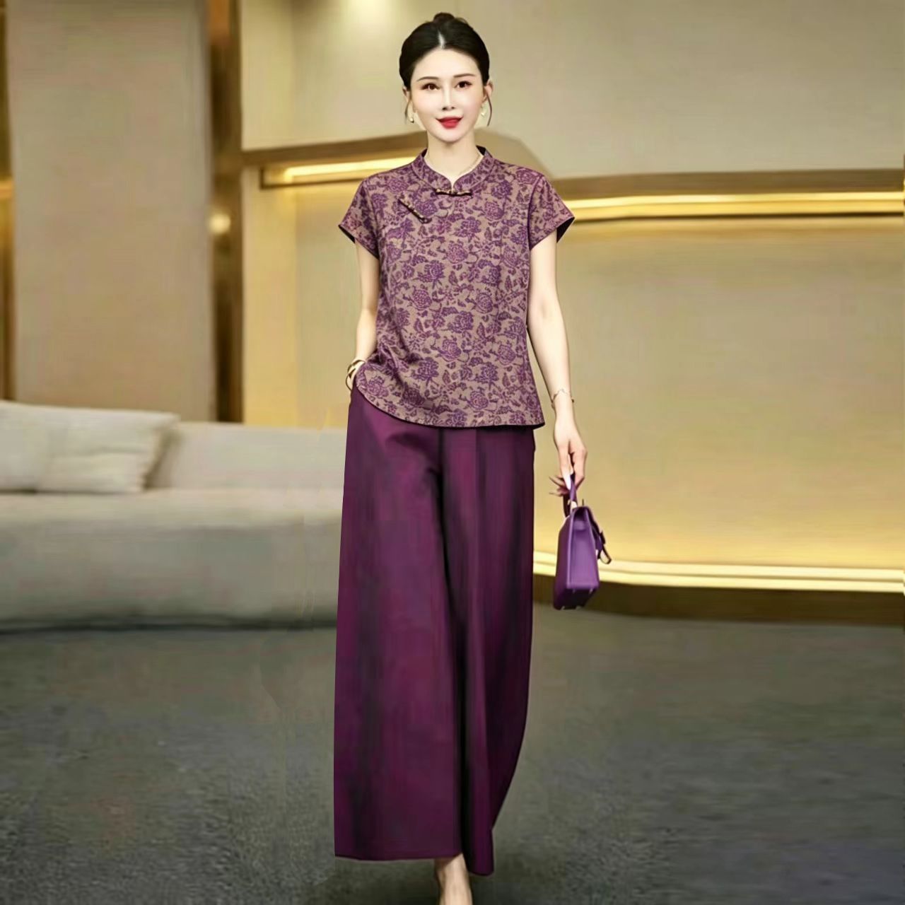 بدلة حريرية صيفية جديدة بتصميم - مراجعة Silk Blouse وسعره