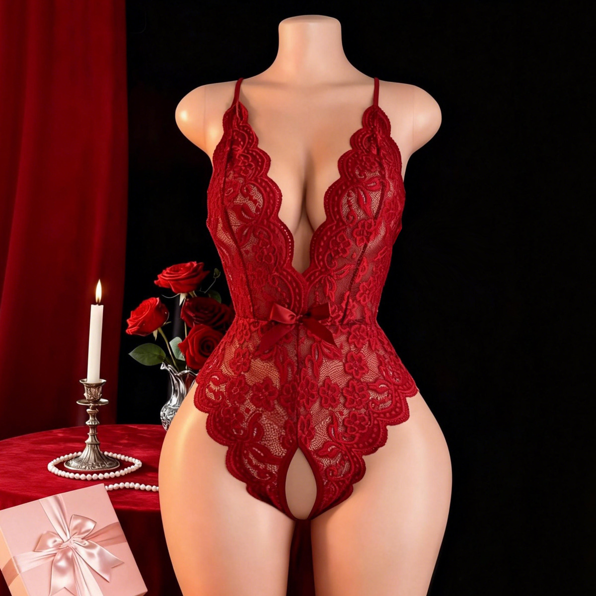 ملابس داخلية مثيرة للنساء، لان - مراجعة Lace Dress وسعره