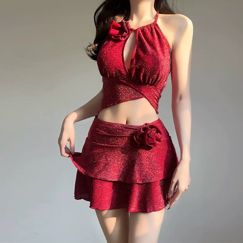 مجموعة بيكيني جديدة من قطعتين  - مراجعة Womens Suit وسعره