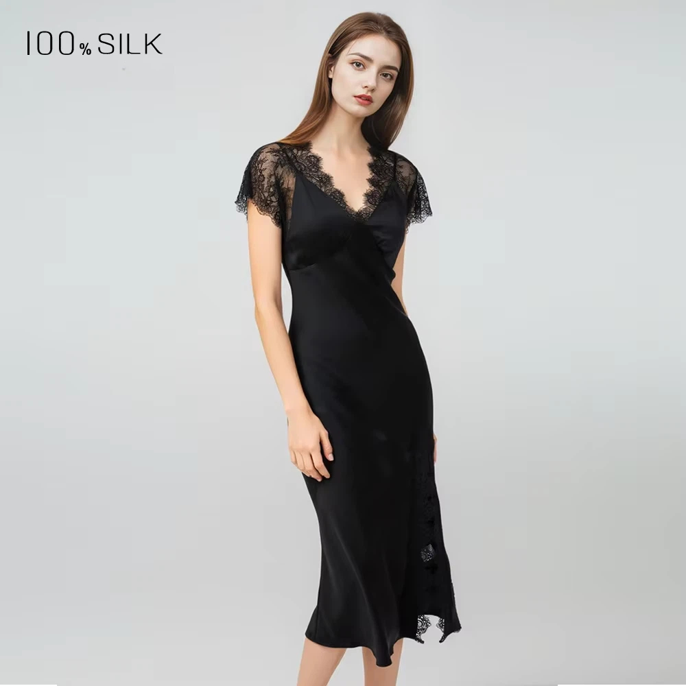 فستان نوم نسائي مثير من الدانت - مراجعة Lace Dress وسعره