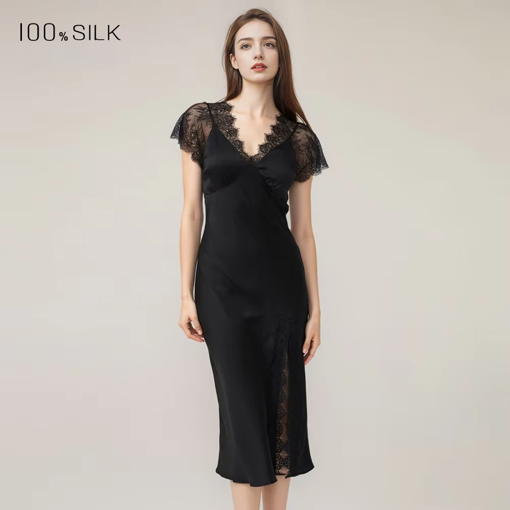 فستان نوم نسائي مثير من الدانت - مراجعة Lace Dress وسعره