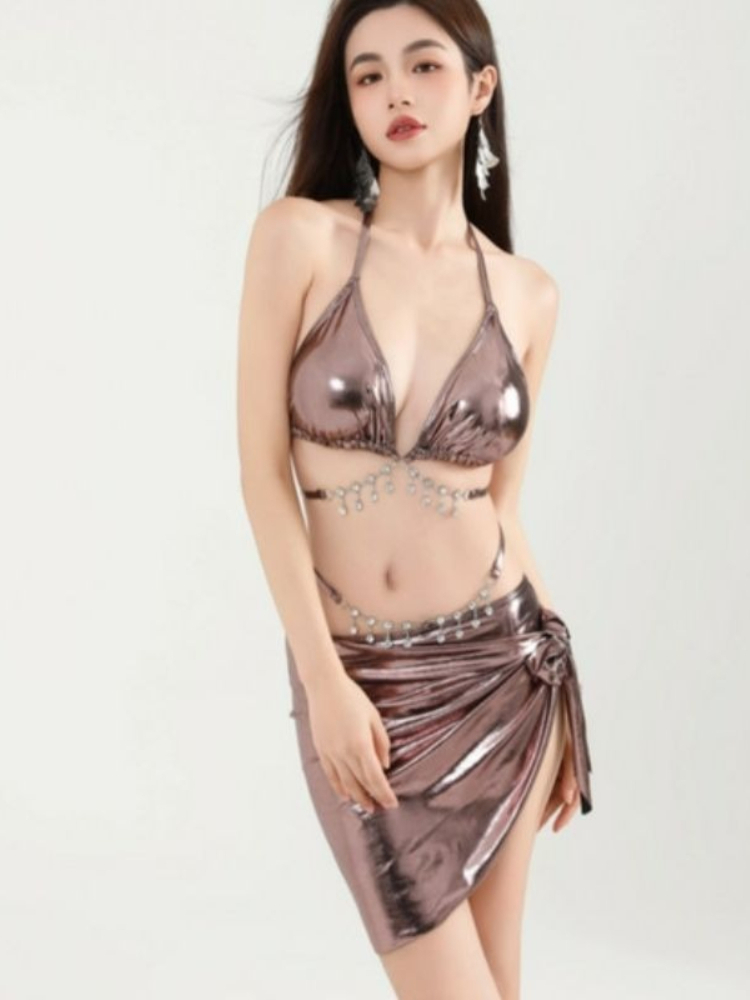 طقم بيكيني نسائي مثير برباط، م - مراجعة Womens Suit وسعره