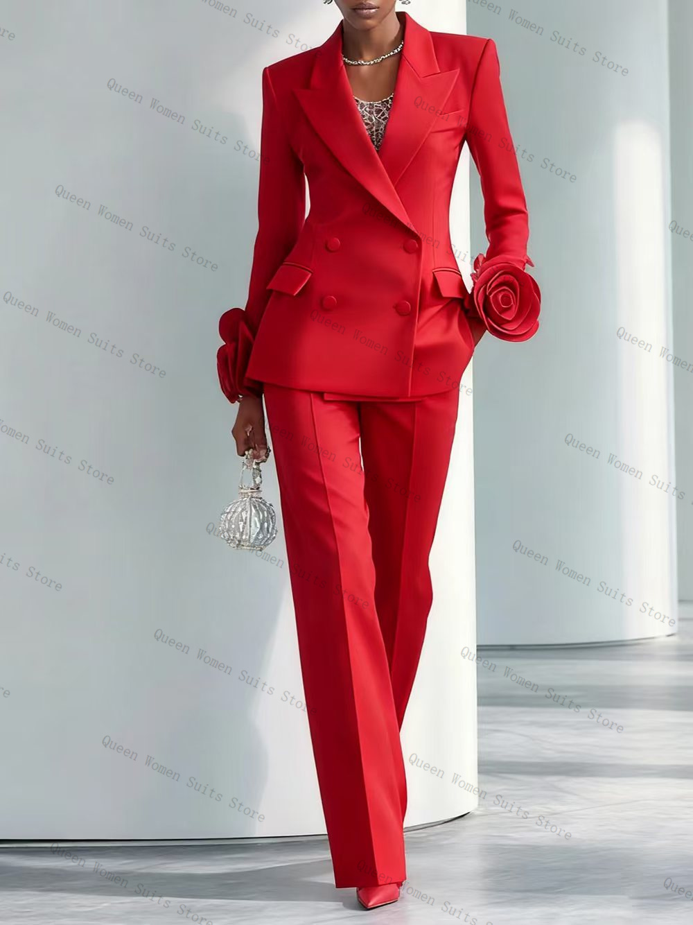 الفاخرة الأحمر المرأة البدلة م - مراجعة Women'S Red Formal Wear وسعره