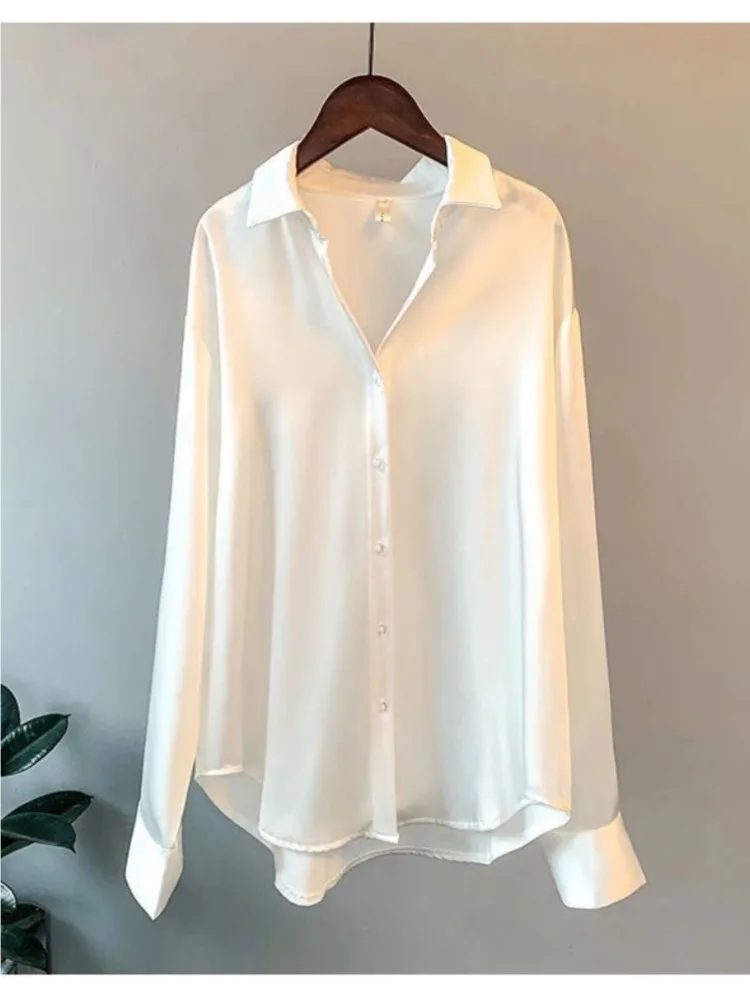 حجم كبير قميص حريري المرأة عاد - مراجعة Silk Blouse وسعره