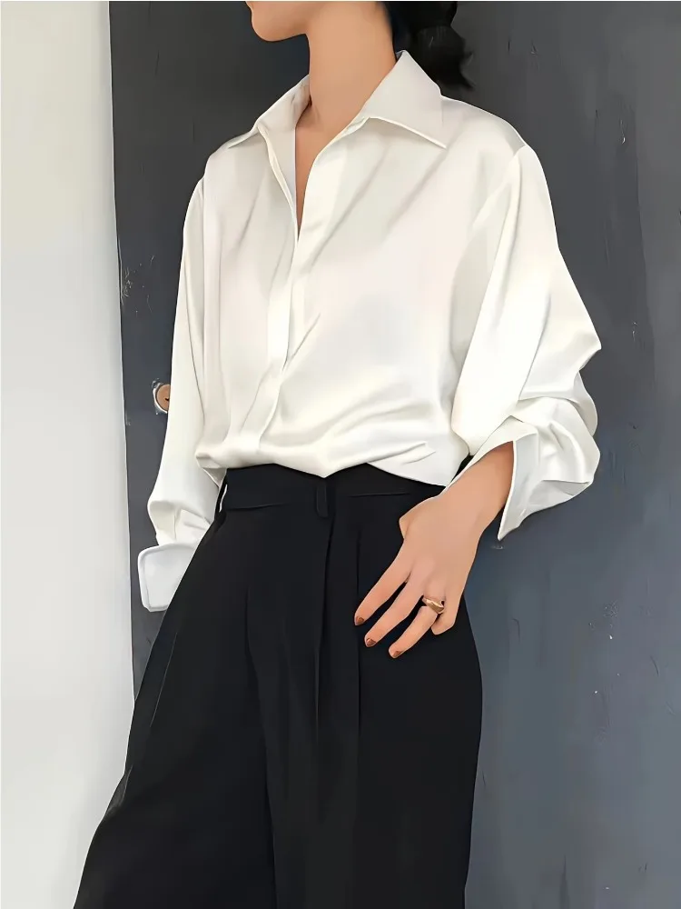 حجم كبير قميص حريري المرأة عاد - مراجعة Silk Blouse وسعره