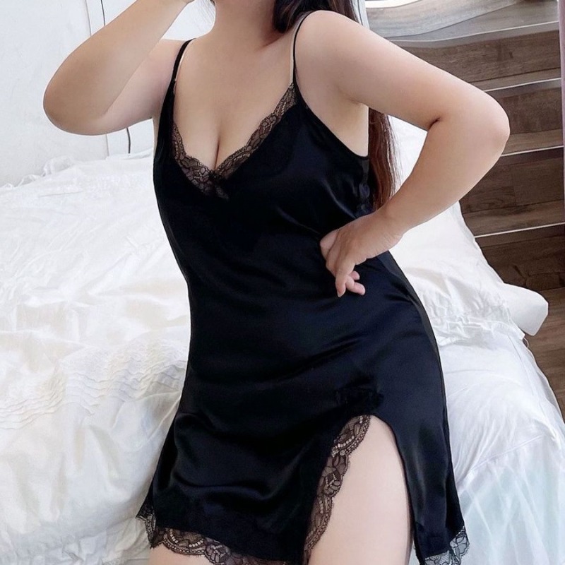 قميص نوم نسائي صيفي مثير من ال - مراجعة Lace Dress وسعره