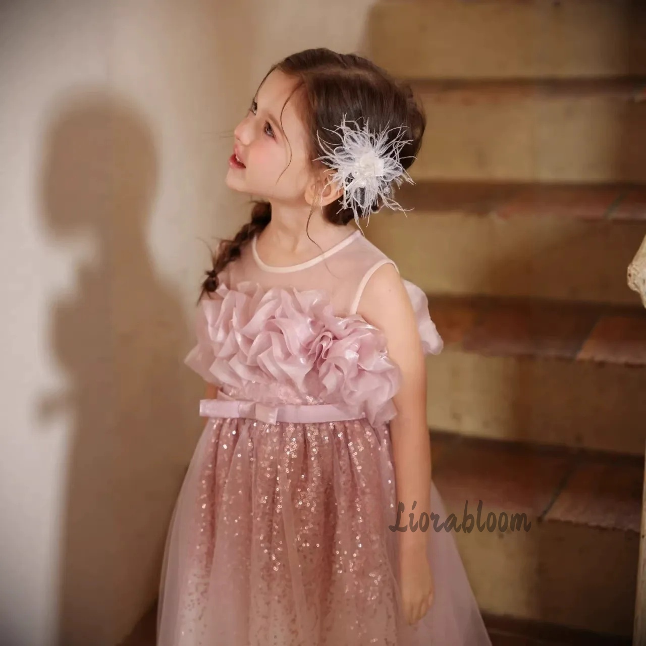 فستان سهرة وردي للفتيات من الت - مراجعة Formal Skirt وسعره