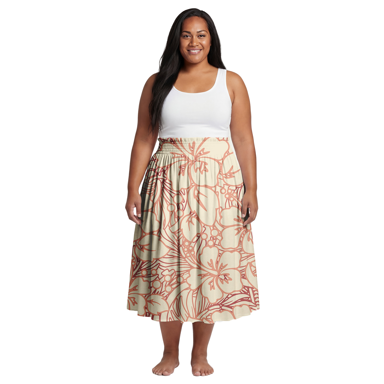 فستان ميدي ممتاز بطباعة زهور و - مراجعة Midi Dress وسعره