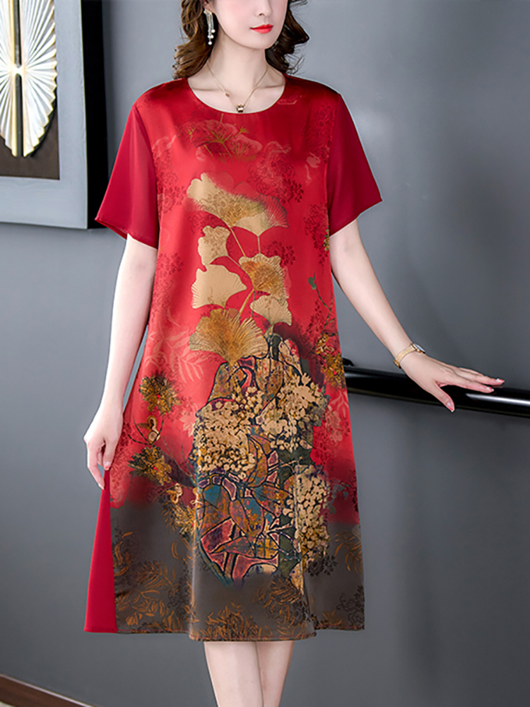 فستان زفاف نسائي من الحرير الأ - مراجعة Women'S Red Formal Wear وسعره