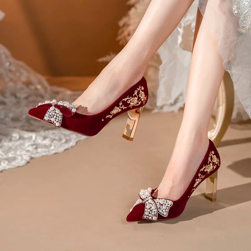 المطرزة كتلة كعب حذا فردي للسي - مراجعة Pump Heel Block وسعره