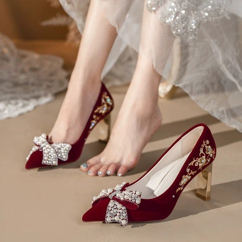 المطرزة كتلة كعب حذا فردي للسي - مراجعة Pump Heel Block وسعره
