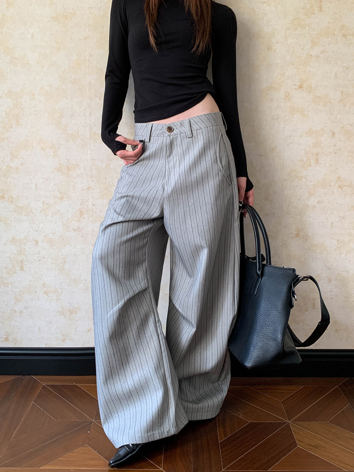 بنطلون كاجوال واسع الساق بتصمي - مراجعة Tailored Trouser Wide وسعره