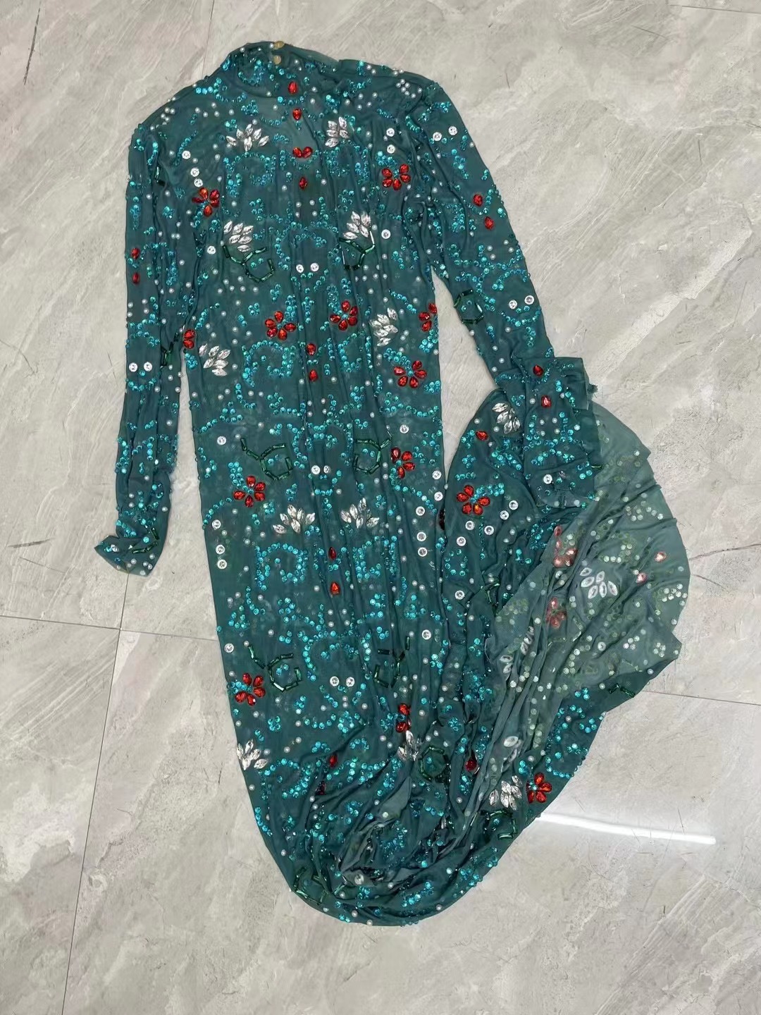 فستان مثير من أحجار الراين بأك - مراجعة Women'S Red Formal Wear وسعره