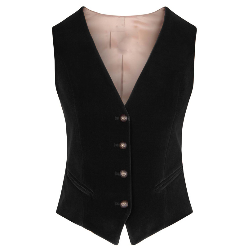 سترة نسائية مخملية برقبة على ش - مراجعة Womens Blazer وسعره