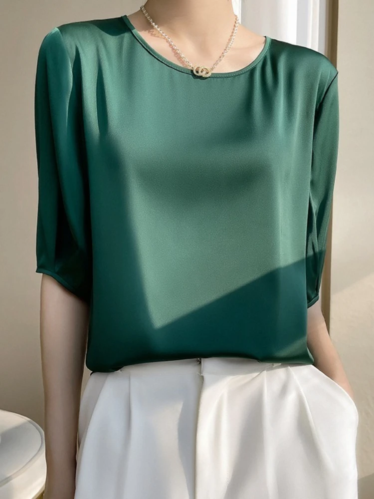 بلوزة نسائية صيفية جديدة من ال - مراجعة Silk Blouse وسعره