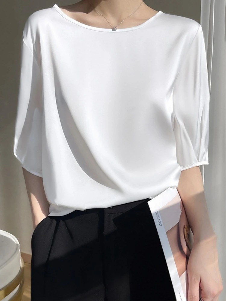 بلوزة نسائية صيفية جديدة من ال - مراجعة Silk Blouse وسعره