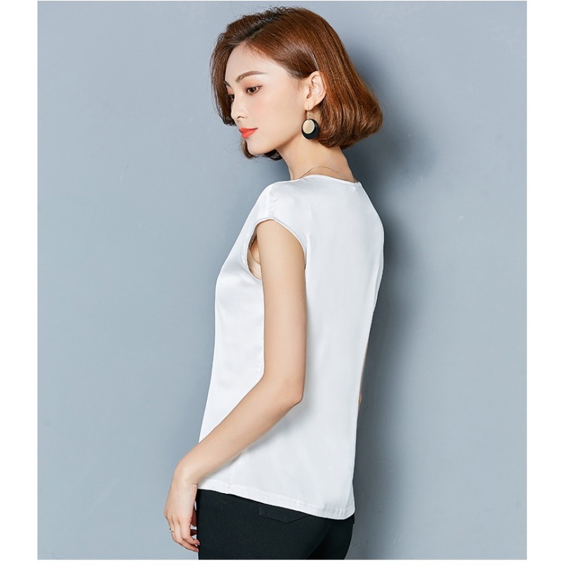 سترة حريرية مثيرة للنساء بدون  - مراجعة Silk Blouse وسعره