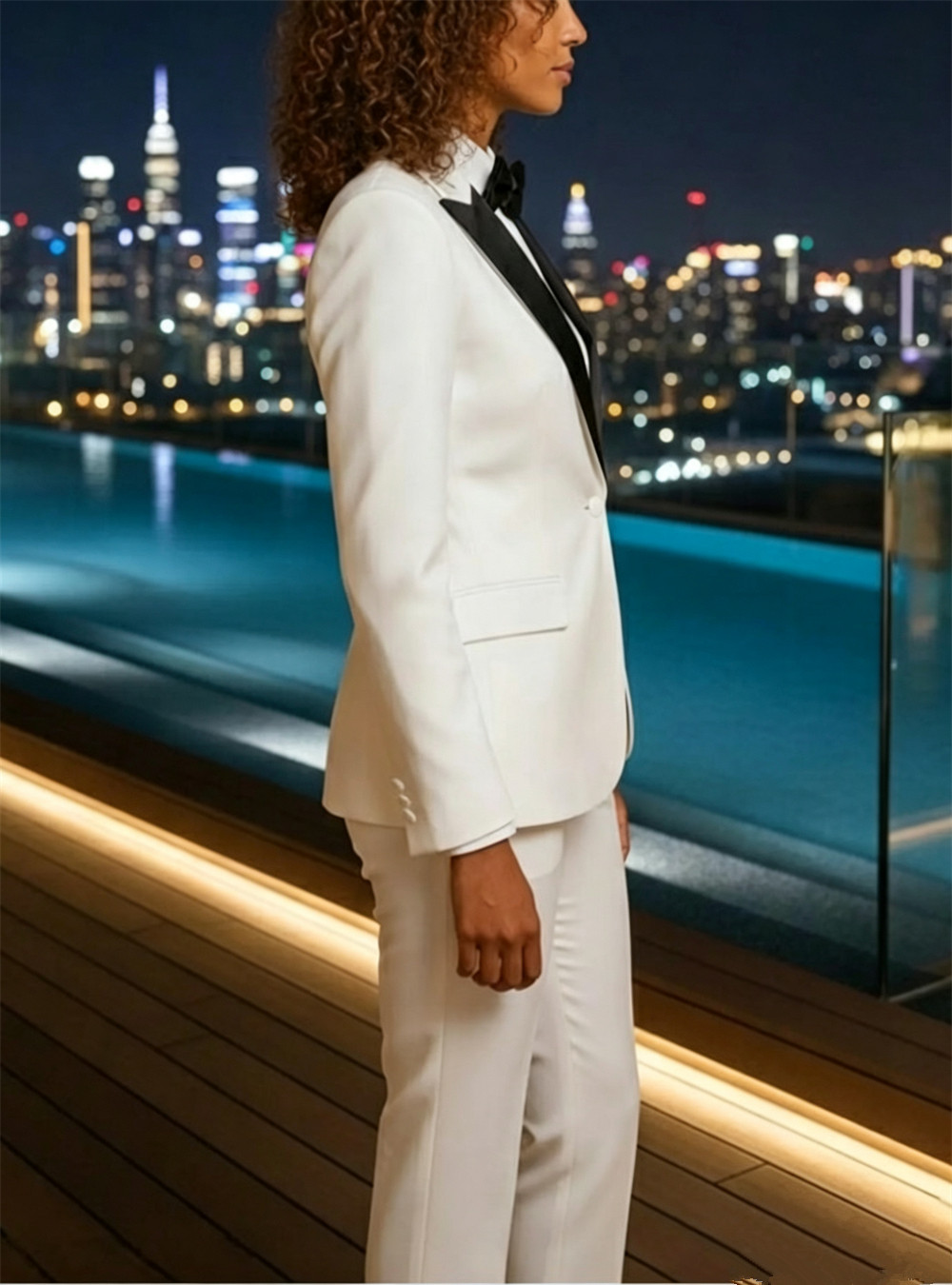 بدلة نسائية من قطعتين، بدلة بي - مراجعة Womens Blazer وسعره