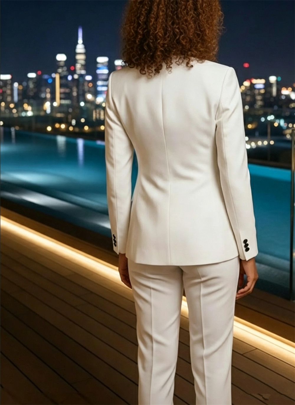 بدلة نسائية من قطعتين، بدلة بي - مراجعة Womens Blazer وسعره